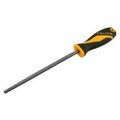 Tolsen 8 Round Steel File T12 Special Tool Steel Two Component Handle 32009